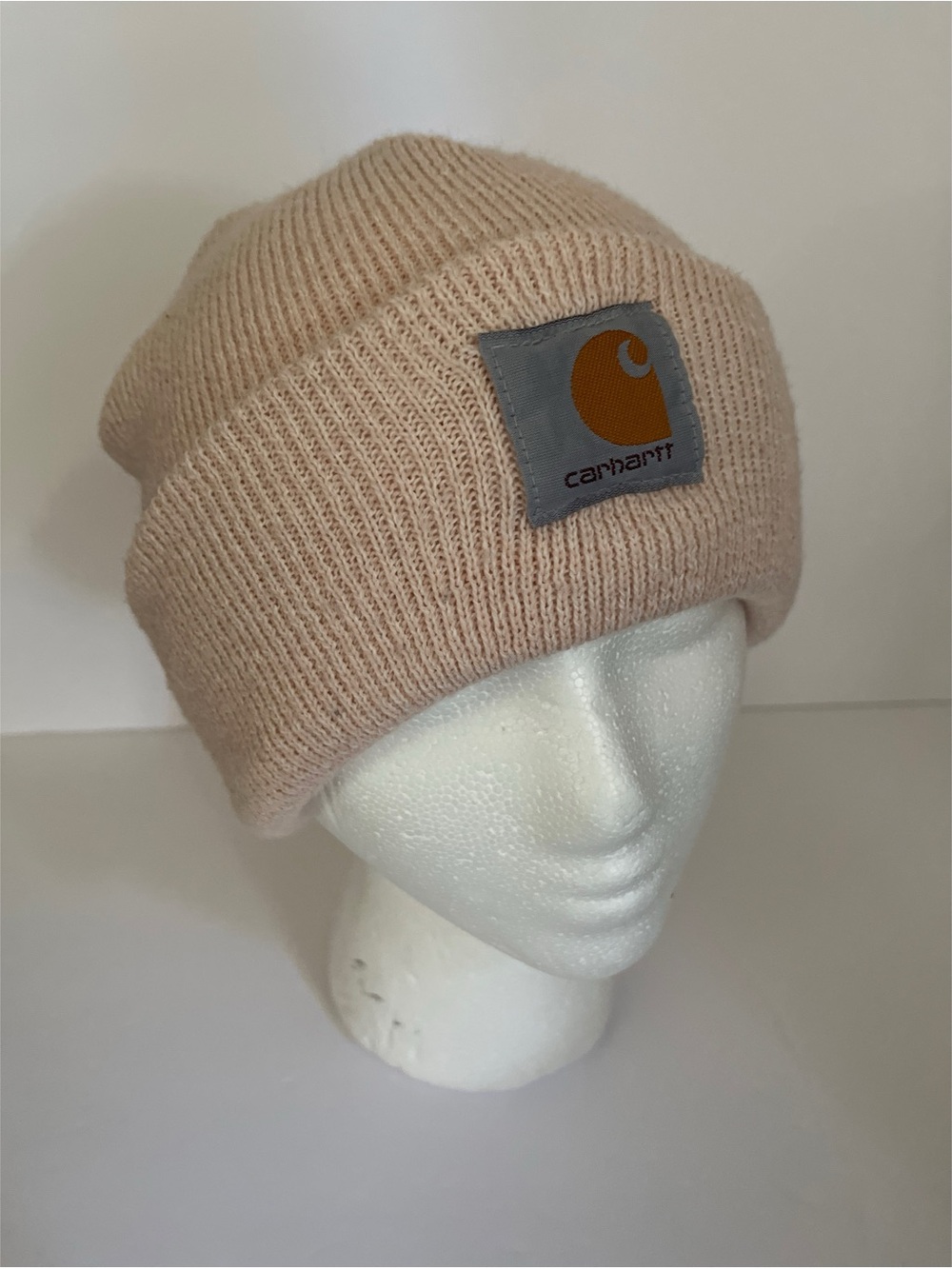 Carhartt Cream Pink Knit Beanie